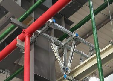 鄱阳该抗震支架的整体式支吊架结构协调性好